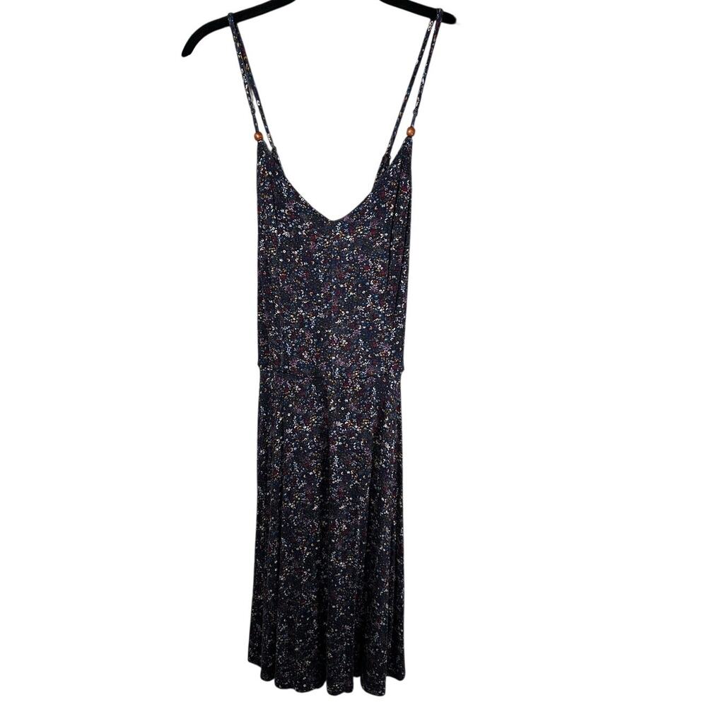 Xhilaration Floral V-Neck Sleeveless Flowy Mini Sundress Women's Medium